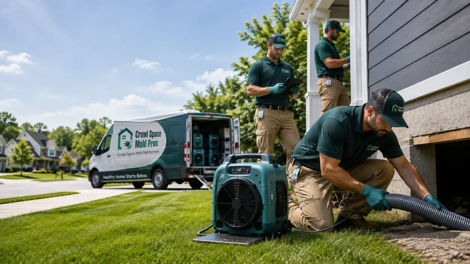 Crawl Space Mold Removal in West Hyannisport, MA